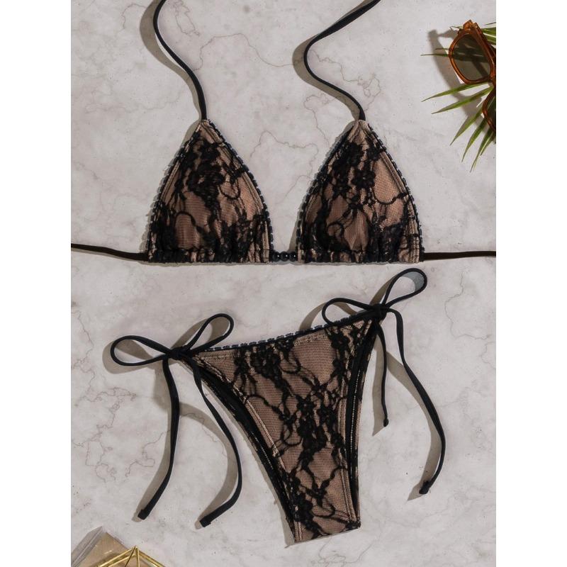 New Women Lace-up Bikini Swimsuit Premium Swimwear Sexy Beach Suit Summer Fashion