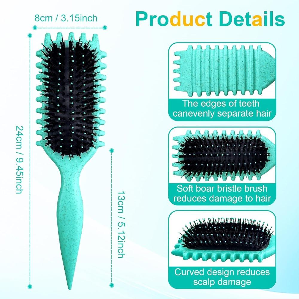 Spazzola Candy,Spazzola per Capelli Ricci,Spazzola per Definire i Ricci,Per Modellare e Definire i Ricci per Capelli da Donna,Spazzola per Pettinare e Modellare