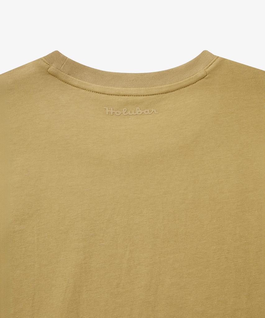 Holluba Basic Logo T Shirt Beige