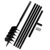 VidaXL Soil Auger with Handle 150 Mm and 5 M Extension Tube Steel
