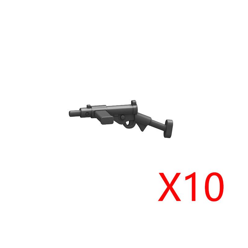 Military Building Blocks Accessories Soldier Figures Weapons Box Rifle Submachine Gun AKM Shield Mini Brick Toy K003 Gift