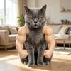 Braccio Muscoloso di Gatto Divertente Stampato in 3D Braccio Invincibile Giocattolo Interattivo da Appendere al Collo per Animali Domestici Accessori per Costume Cosplay Accessori per Gatti