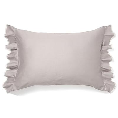 Francfranc Luance Kissenbezug, 700x500, Grau x Weiß