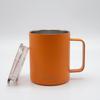 MININCO Stainless Steel Vacuum Insulated Mug with Keeps Hot or Simple Solid Color Design Lid, 350ml, Cold,