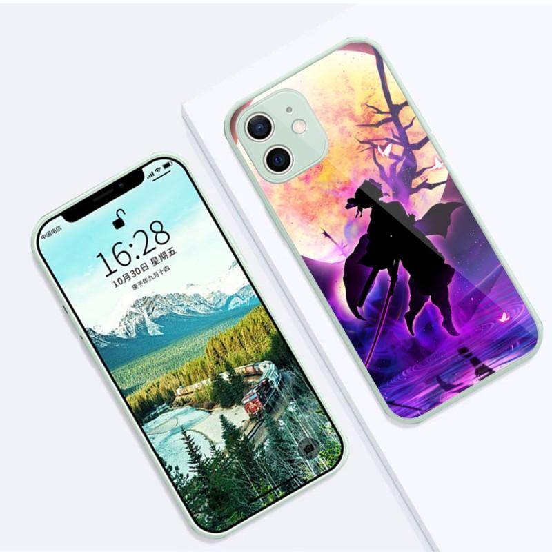 Carcasă de telefon drăguță Kochou Shinobu pentru iPhone 14 13 12 11 Pro Max X XR XS 8 7 Plus, din sticlă lichidă, colorată