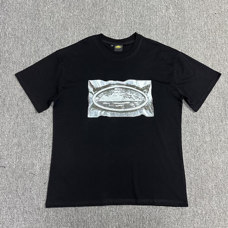 Corteiz Alcatraz Series T-shirts for Men and Women, Short-sleeve Short Sleeve with Lettered Logo Print Crew Neck Loose Casual T-shirt