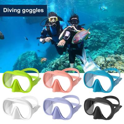 Swim Goggles with Nose Cover Clear Vision Anti-Fog Swimming Pool Glasses No Leaking Snorkel Diving Masque for Adults Youth