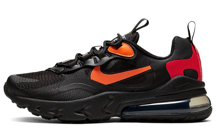 Nike Air Max 270 React  Black Magma Orange  Gs CV9638-001 36.5