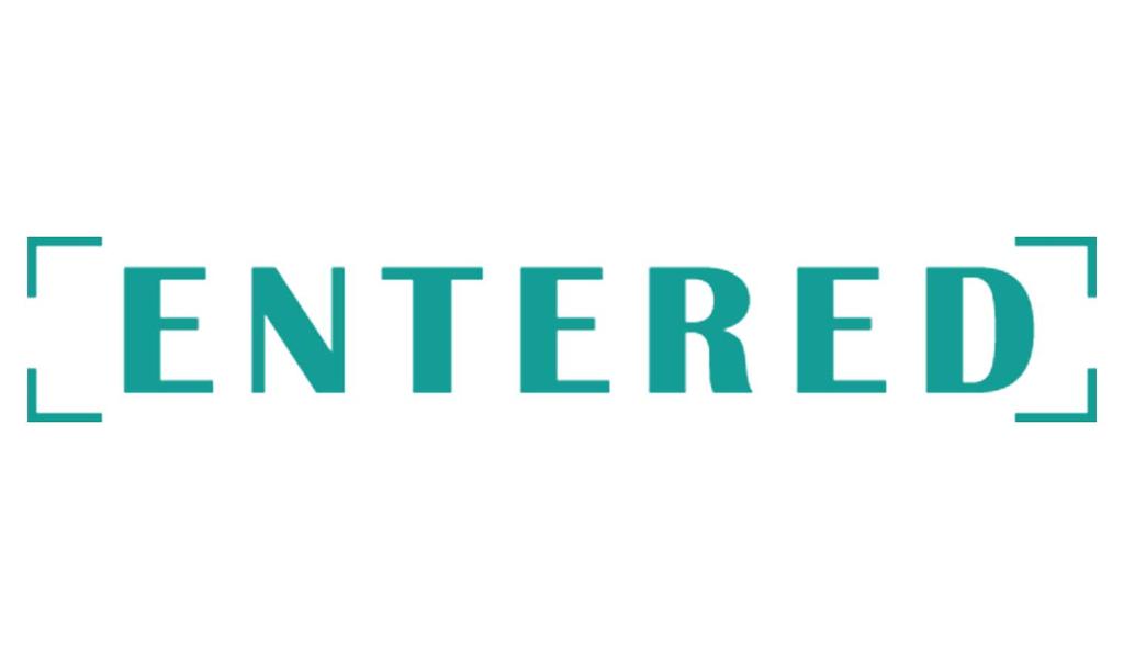 Printtoo Entered Self Inking Rubber Stamp Pre-Inked Office Stamp- Home Office Business Stationery, Black- 42 x 9