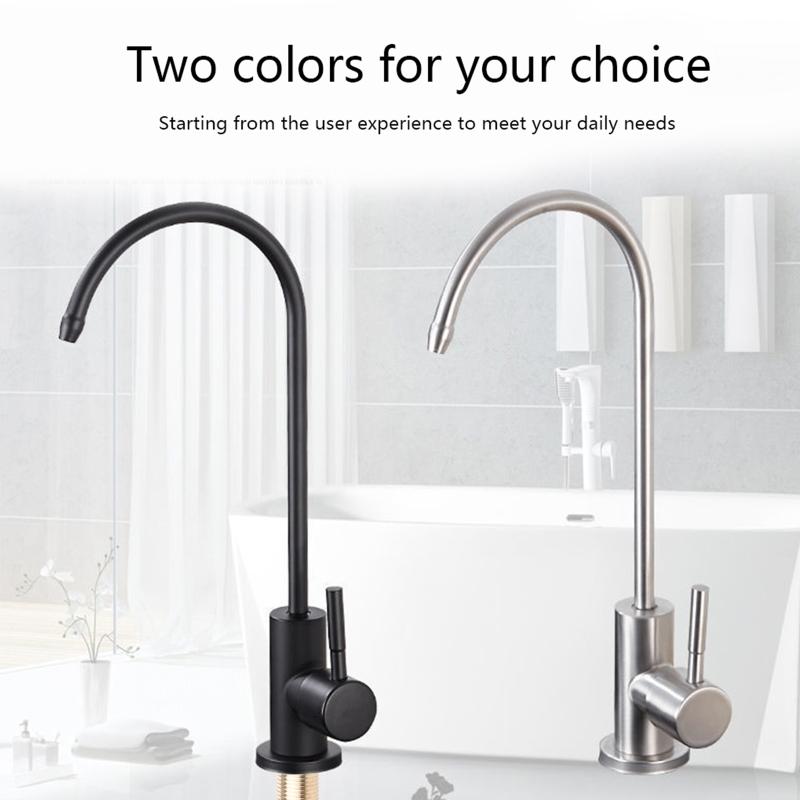 Drinking Water Faucet Kitchen Bar Sink Faucet Stainless Steel Water Filter Faucet for Drinking, Kitchen Cooking