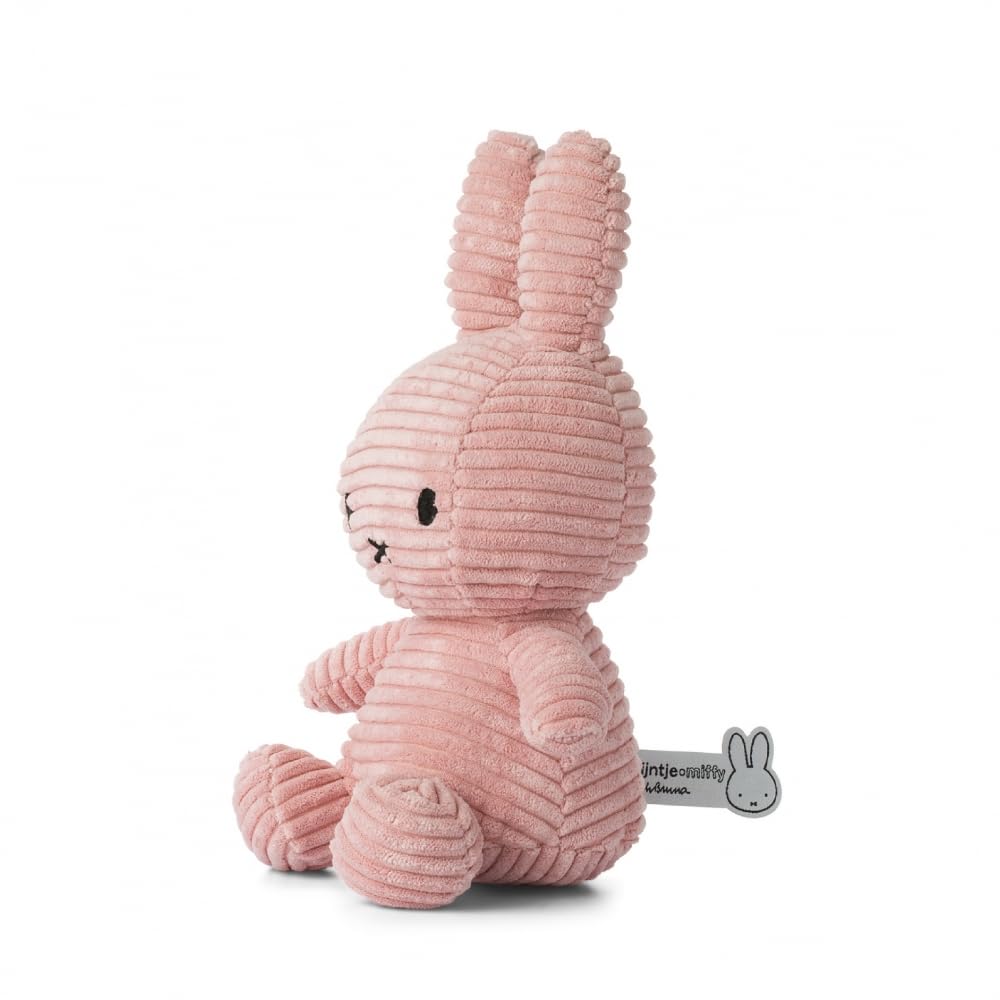 BON TON TOYS Manšestrová Miffy 23cm Světle růžová