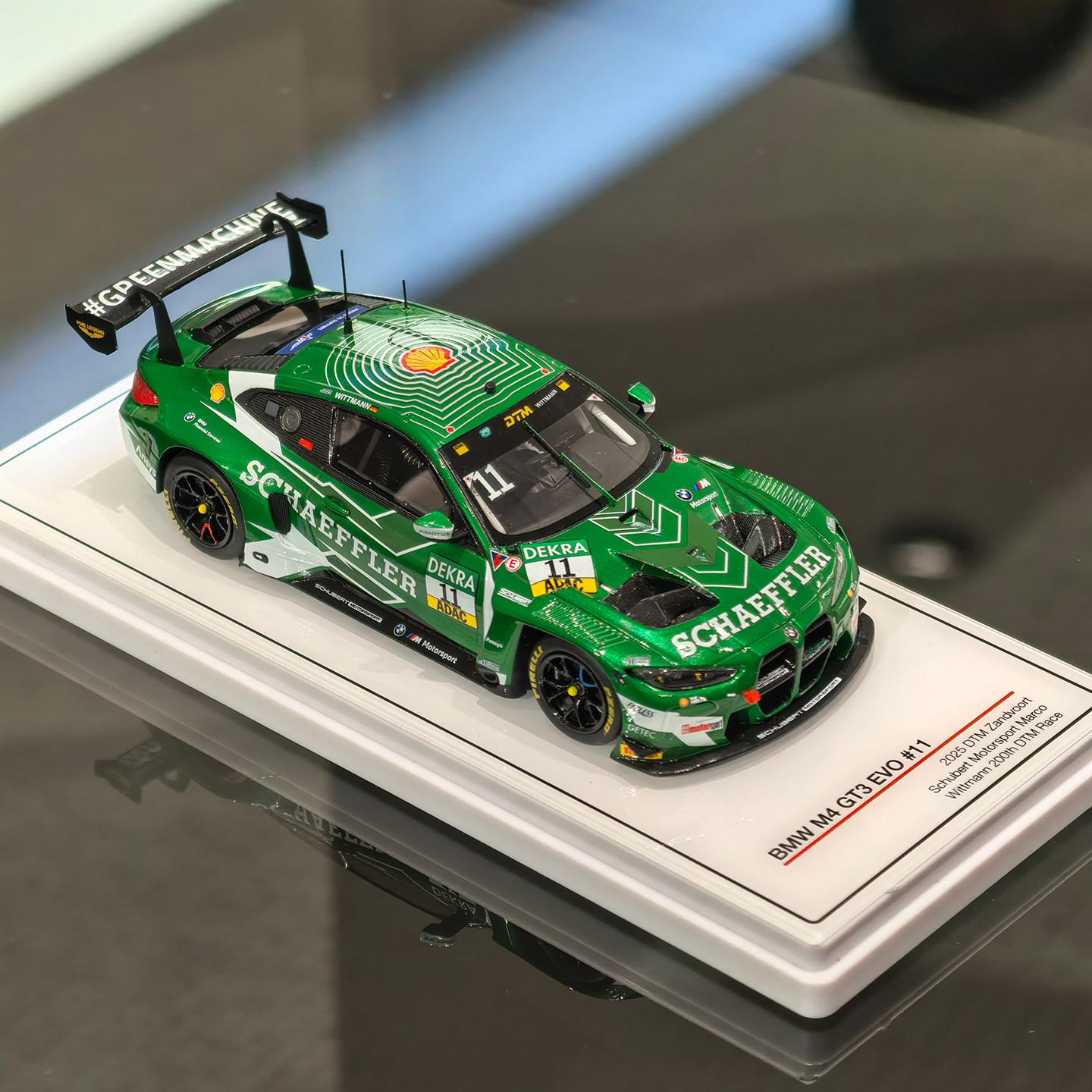 

TSM 1/43 Scale BMW M4 GT3 EVO 2025 DTM Zandvoort Round No.11 Racing Diecast Car Model simulation collection cars for boy gift