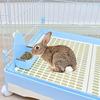 Feeder Bowl Anti-falling Anti-bite Edge Large Capacity PP Plastic Hanging Design Rabbit Bowl Pet Supplies