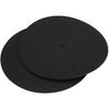 Bewinner1 2 Pcs Record Protective Mat, 12 Inch Anti-Slip Anti-Static Vinyl Record Mat Felt Material, Turntable Home Disc Protective Non-Slip Mat