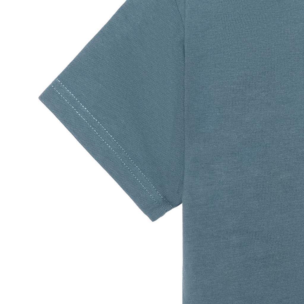 Balenciaga Logo Print Cotton T-Shirt 'Blue' Men's 681864TOVK74005