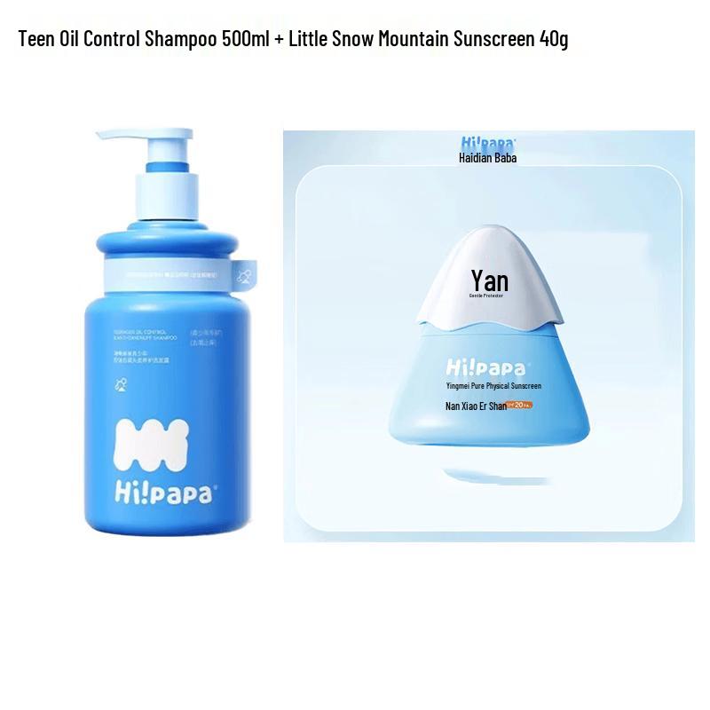 Turtle Dad Teen Oil Control Shampoo & Sunscreen Set