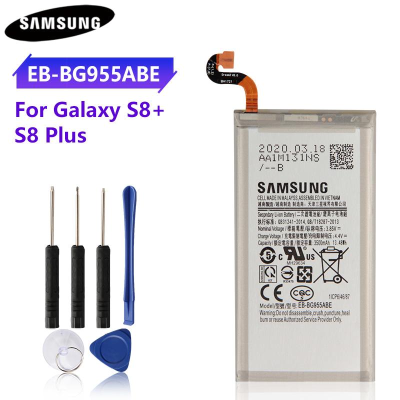 Originalt erstatningsbatteri EB-BG955ABA EB-BG955ABE For Samsung GALAXY S8 Plus S8Plus S8+ G9550 G955F G955FD SM-G955