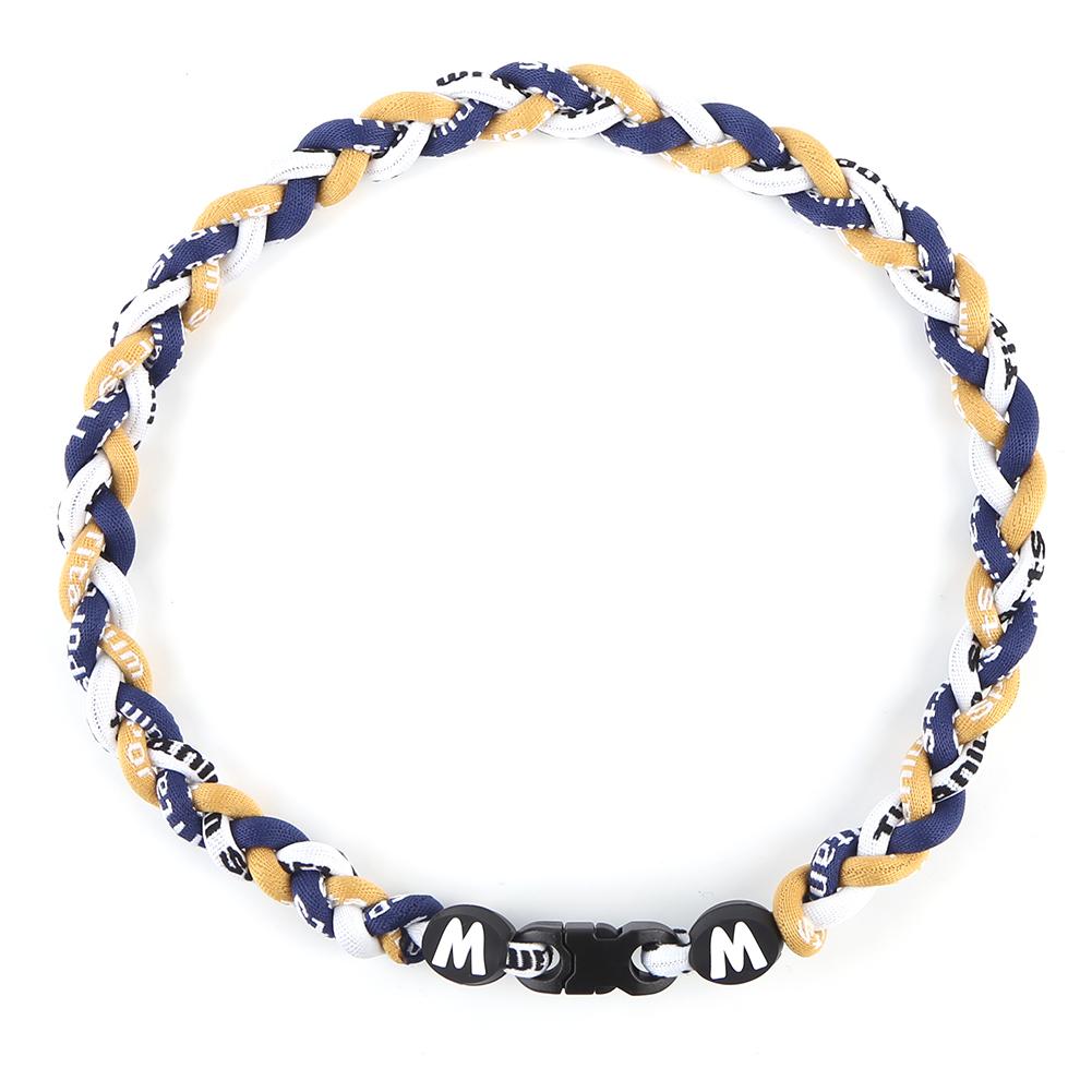 

Baseball Necklace Three Braided Rope Necklace 3 Braided Rope Tornado Necklace Classic Necklace for Teenager Baseball Sports Team
