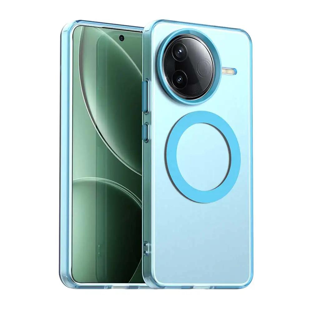 Case For POCO F7 Ultra for Magsafe Magnetic Wireless Charging Translucent Cover for POCO F7 Pro F7ultra Candy Bumper Matte Shockproof Magsafing Case