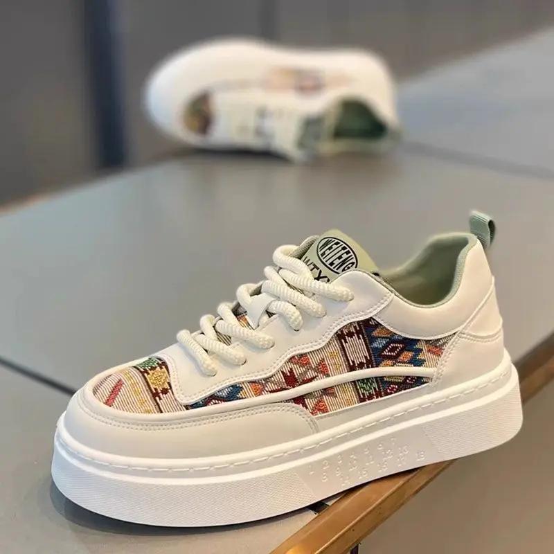 Pánské boty Jarní prodyšné elegantní univerzální ležérní skate boty ležérní tenisky