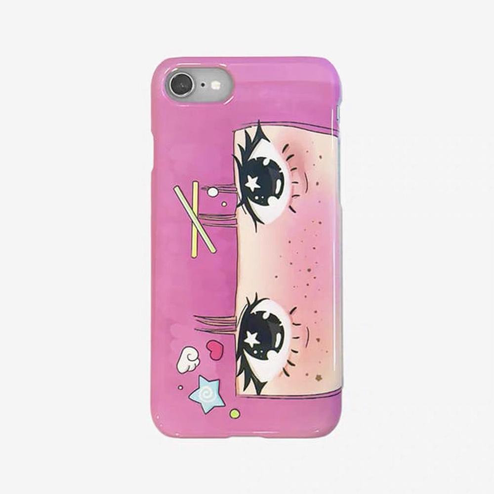 

Luxury Clmj Anime big eyed girl Phone Case for iPhone 17 17e 16e 16 15 14 13 12 11 X XS XR XSMAX Air Pro Max Plus Double-layer iPhone 17 Promax