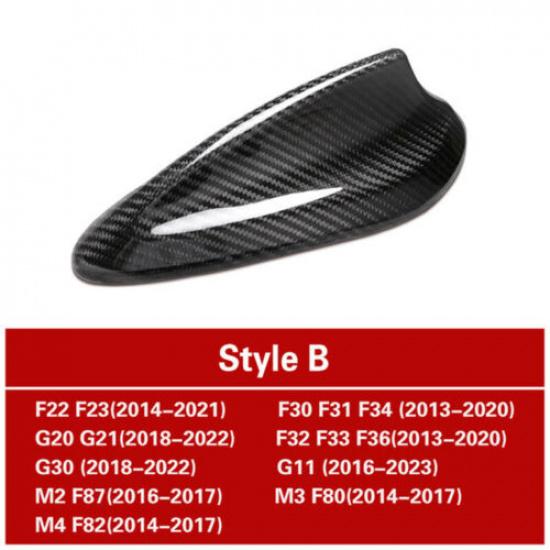 Real Carbon Fiber Car Top Fin Antenna Cover Sticker For Bmw 3 F30 2013- TH