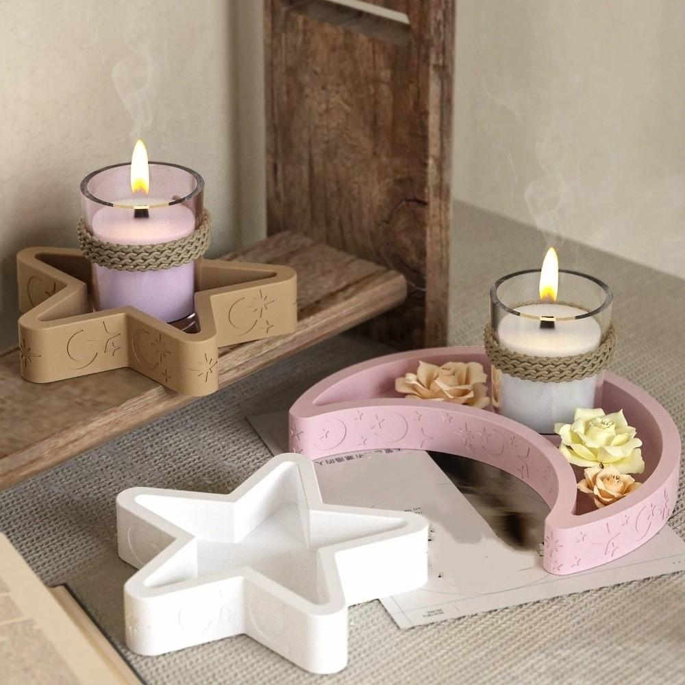 Non-Stick Candlestick Mold High Temperature Resistance Plaster Molds  Party Decoration