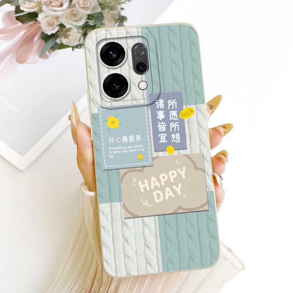 Cute Cartoon Phone Case For OPPO Reno 14 Cover Reno14 Pro Shockproof Silicone Funda Matte Bumper on OPPO Reno14Pro 5G Soft Shell
