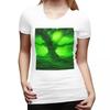 Magic Green Tree TShirt for Women Crew Neck Streetwear T Shirts Womens Tees Short Summer Clothes Tops