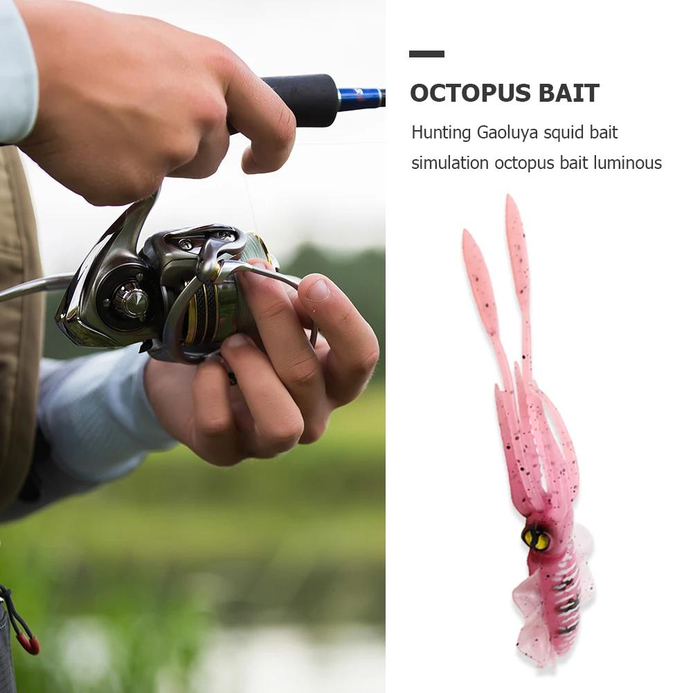 15cm 20g Silicone Soft Artificial Rubber Luminous/UV Squid Jig Fishing Lures For Sea Fishing Trolling Wobbler Bait Fishing Tackl
