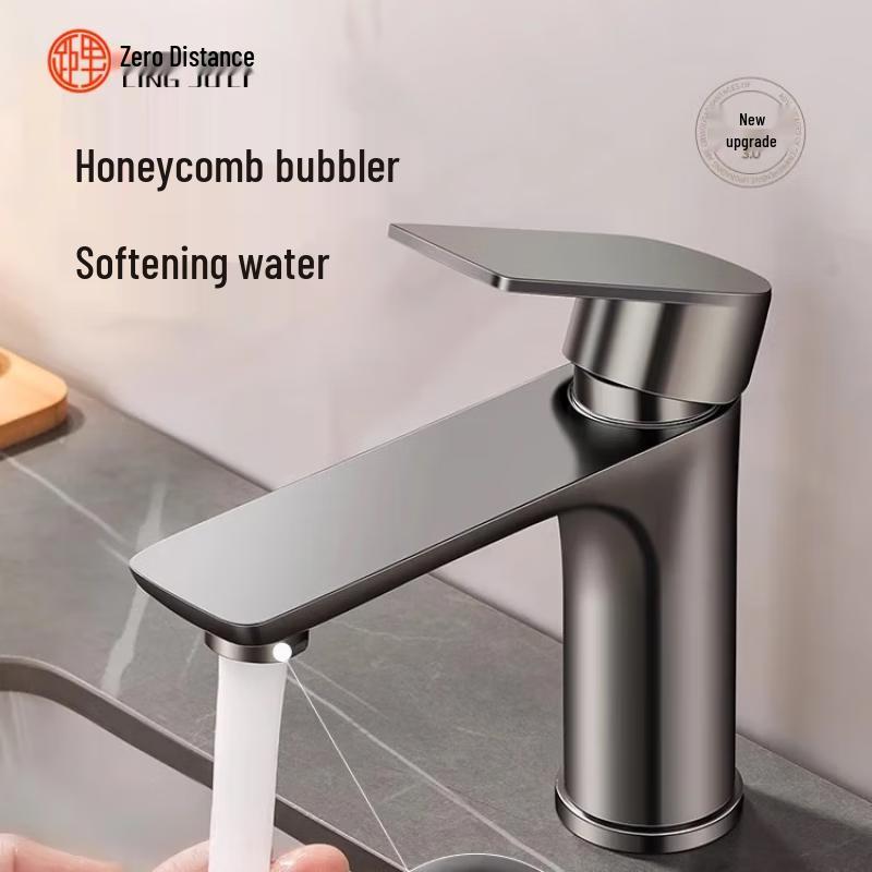 LINGJULI Stainless Steel Hot & Cold Basin Faucet
