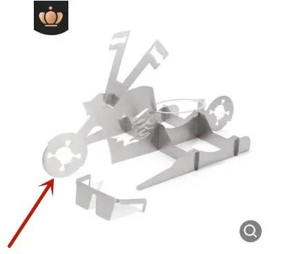 

Motorcycle Stainless Steel Chicken Holder Bbq Vertical Turkey Roasting Rack For Outdoor Camping Baking Grill Oven Smoker Cooking Set