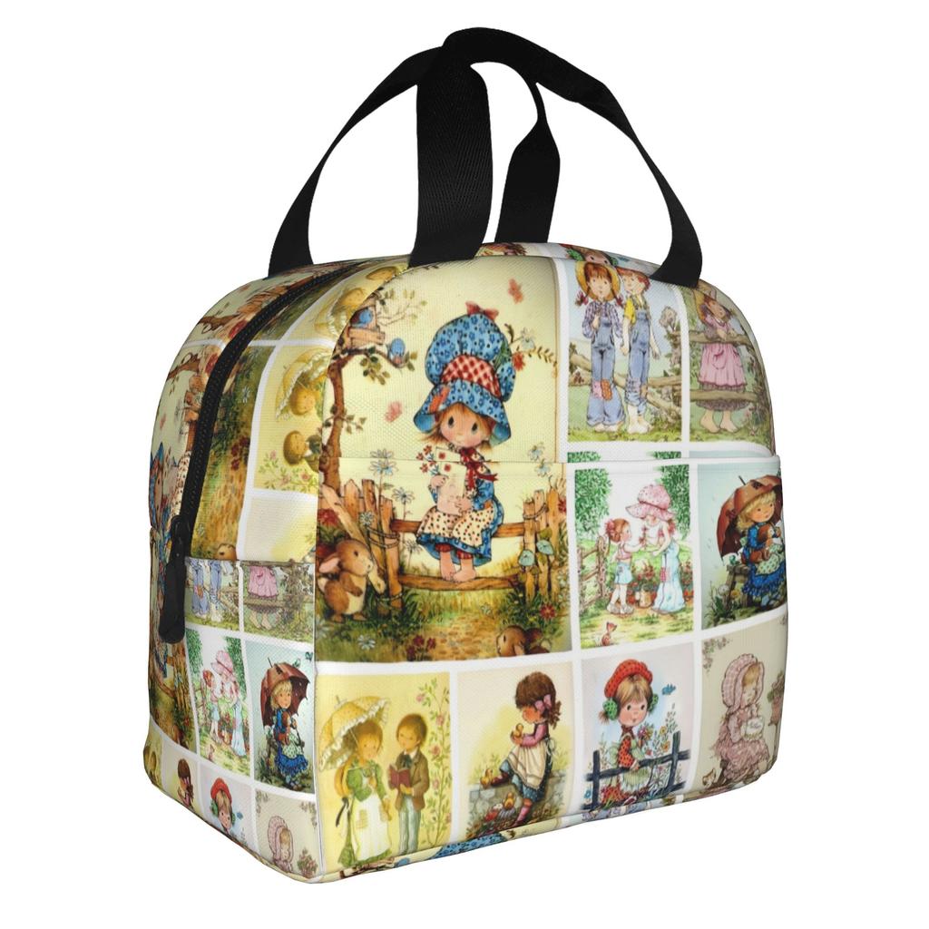 Cartoon S-Sarahs K-Kays Lunch Bag Men Women Kawaii Girl  Cooler Thermal Insulated Lunch Boxes for Adult Office