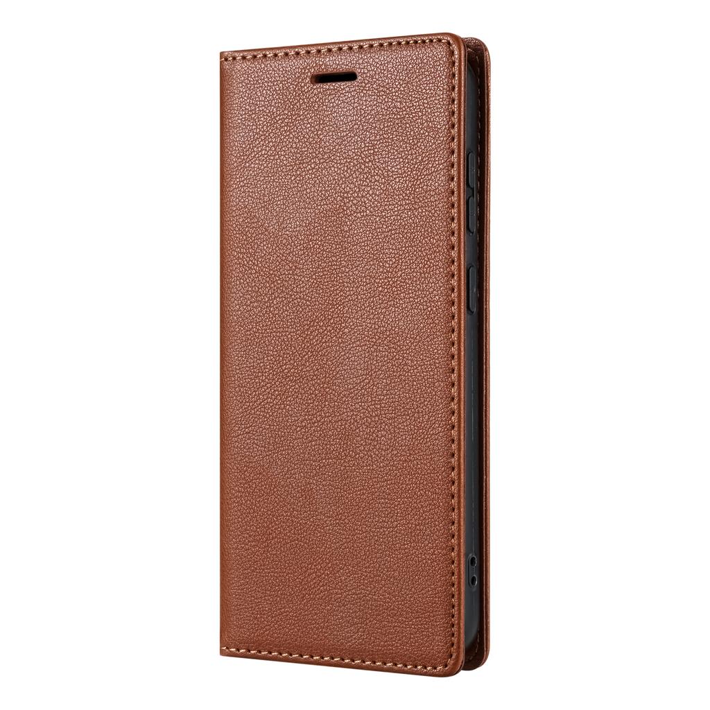 For Samsung Galaxy S25 Edge Wallet Case Magnetic Closure PU Leather Phone Cover