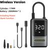 Mini Portable Handheld Electric Air Pump for Car Bicycle Tire Inflator Wireless Charging Digital Display Mounted Air Compressor