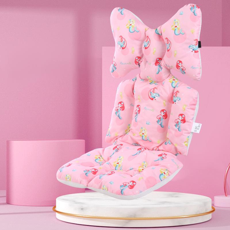 Almofada Universal para Carrinho de Bebê e Cadeira de Refeição para Todas as Estações - Almofada de Algodão com Calor e Espessura Adicionais para Outono/Inverno