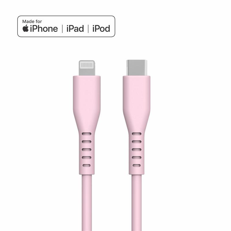Hot Selling MFi Certified Silicone TPE Braid Type C for Fast Charging Cable PD Data Transfer for IPhone/Earphone