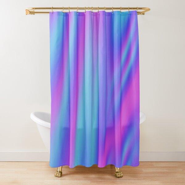 Iridescent Rainbow Dreams Shower Curtain Rainbow Ombre Abstract Bathroom Curtain Watercolor Girly Boho Shower Curtains,Polyester