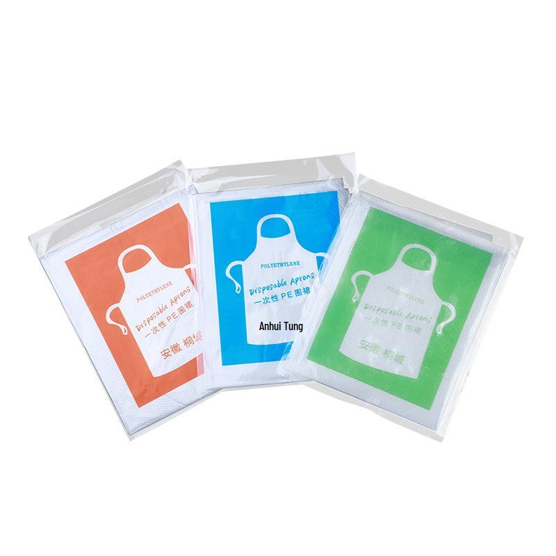 Individually Packaged Waterproof Transparent White Disposable Apron for Catering, Hot Pot, Household – Extended & Thickened Oil-Proof Design