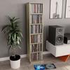 CD Cabinet In Sonoma Oak Finish 21 X 20 X 88 Cm Particleboard