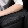 Universal Car Armrest Cushion Cover Center Console Box Pad Leather Protector