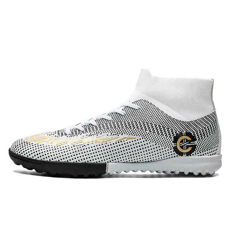 Men Football Boots Cleats Professional Kids TF/FG Indoor Society Ultralight Sneaker Soccer Shoes Resistant Casual Football Shoes