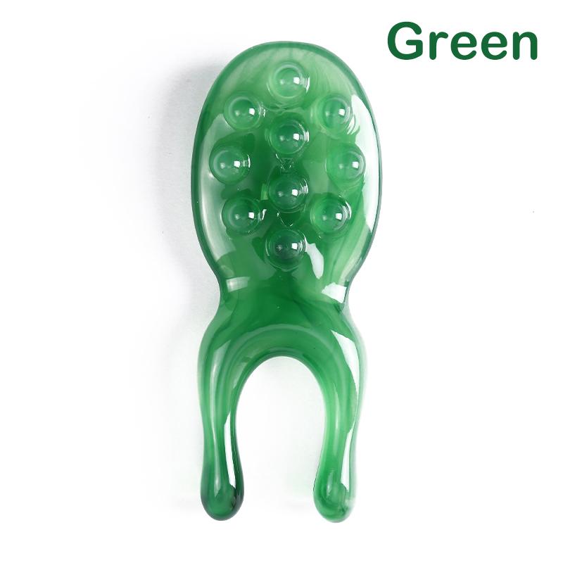 

Resin Nose Scraper Face Lifting Guasha Scraping Plate Reduce Puffiness Portable Nose Massager Acupoint Meridian Comb Facial Care зелёный