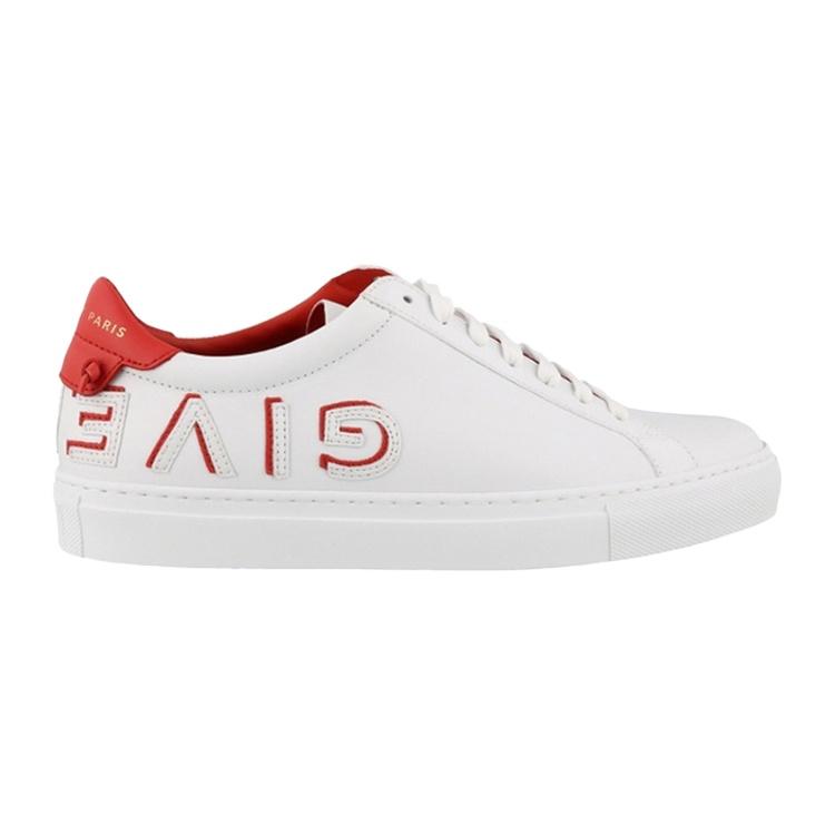 Givenchy Women's Urban Street Low 'Reverse Logo - White Red' BE0003E0DF-112