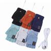 USB Electric Heated Convertible Gloves Winter Half Finger Mittens Stretchy Half Finger Gloves with Top Cover for Men