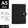A6 Leather Buckle Loose-Leaf Notebook & A5 Multifunctional Planner with Custom Logo and Storage