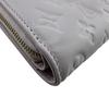 Louis Vuitton M25705 Compact Wallet Monogram Leather Portefeuille Lou Bifold Wallet Misty Lilac Leather Women Used