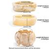 Salircon 3 Styles Bohemian Beige Wide Resin Acrylic Smudging Bangles for Women Punk Geometric Arm Bracelet Aesthetic Y2K Jewelry