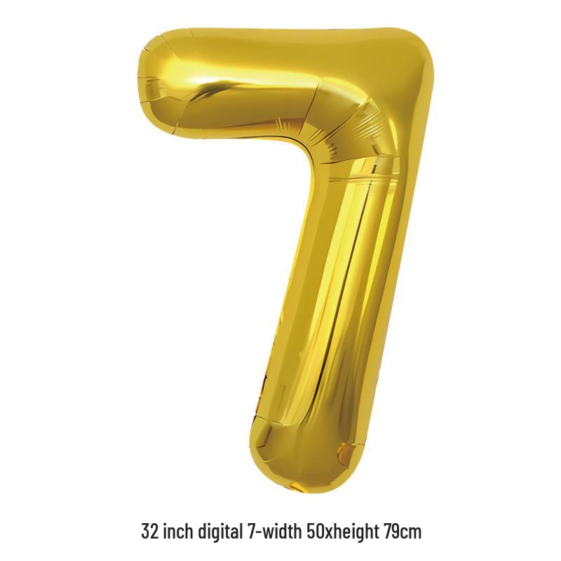 32-Inch White Number '40' Birthday Balloon, Aluminum Foil Party Decoration Prop