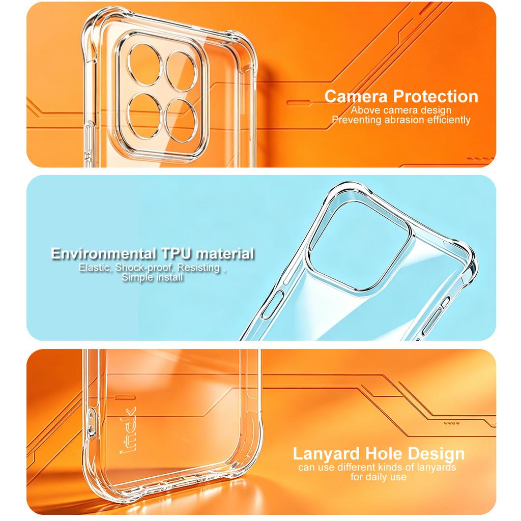 Xiaomi 17 Max 5G Phone Case IMAK Shock-resistant Soft Magnetic Case